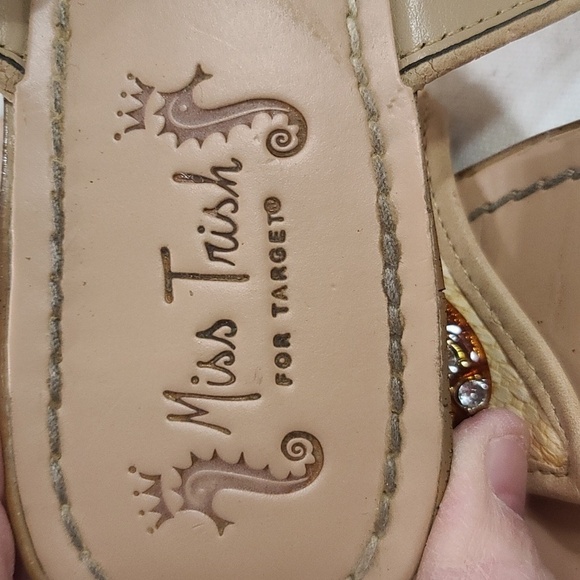 Miss Trish for Target Jeweled Pineapple Sandals Womens Shoes Size 7.5 GUC - Picture 2 of 8
